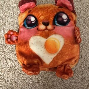 Cute Plush Toy with Heart Design Cookeez Makery Toast plush - scented